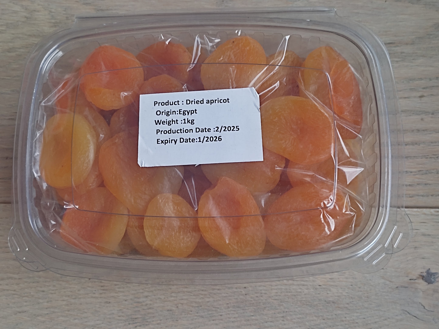 Abricots séchés